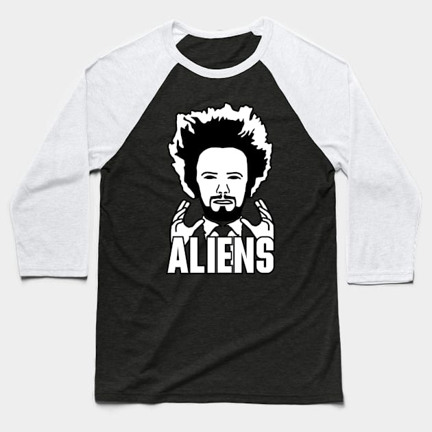 aliens Baseball T-Shirt by PedroVale